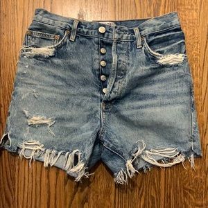 Agolde Dee shorts in Ricochet